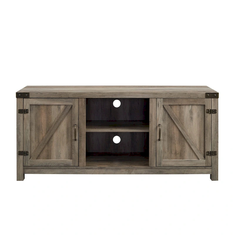 Meuble TV avec porte de grange Middlebrook Firebranch 58 pouces