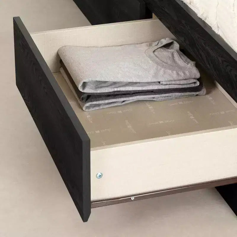 Meuble TV moderne urbain avec 2 tiroirs pour téléviseurs jusqu'à 75", pieds en métal