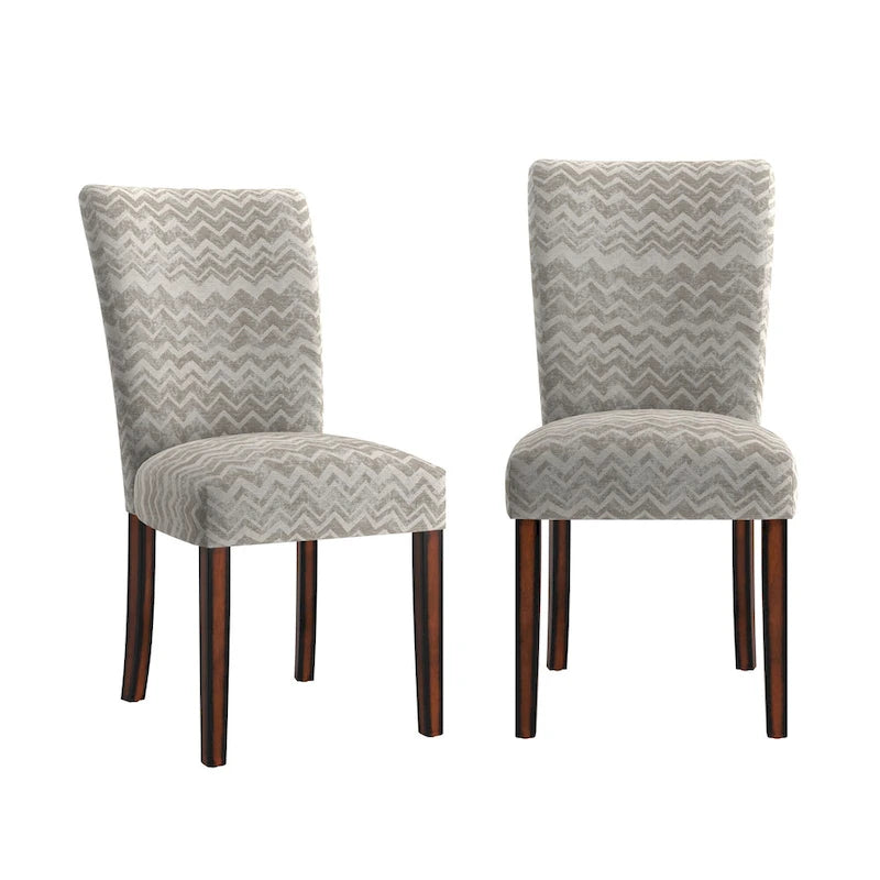 Chaises de salle à manger Dinant Print Parsons (Lot de 2)