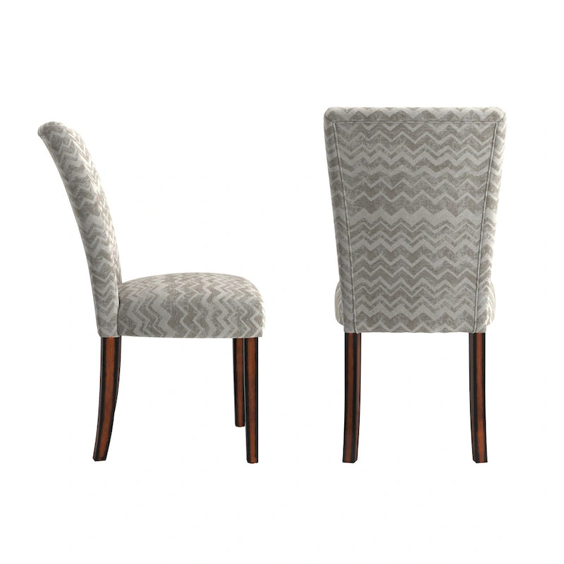 Chaises de salle à manger Dinant Print Parsons (Lot de 2)