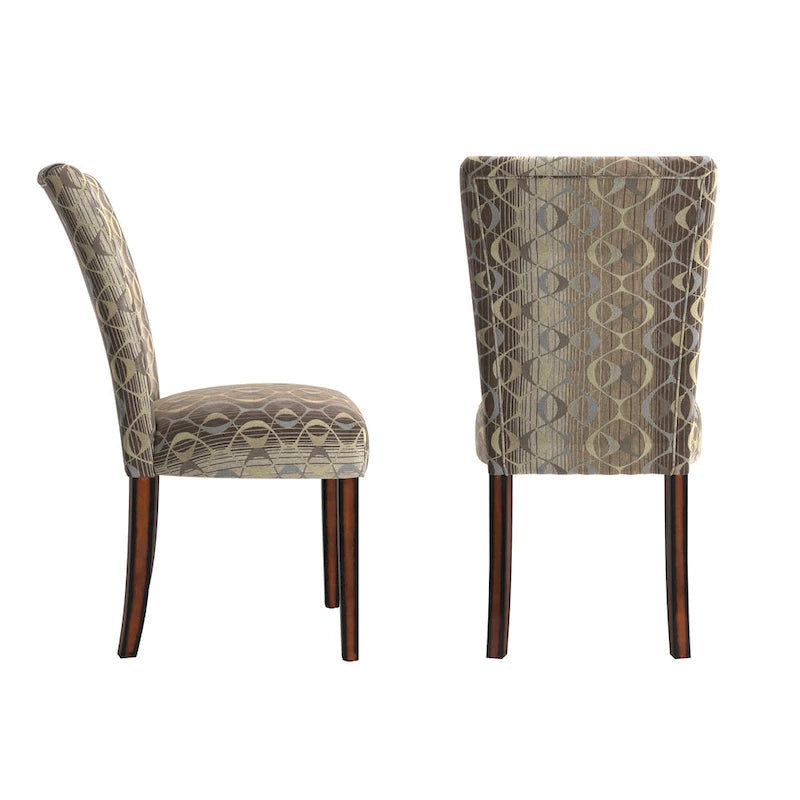 Chaises de salle à manger Dinant Print Parsons (Lot de 2)