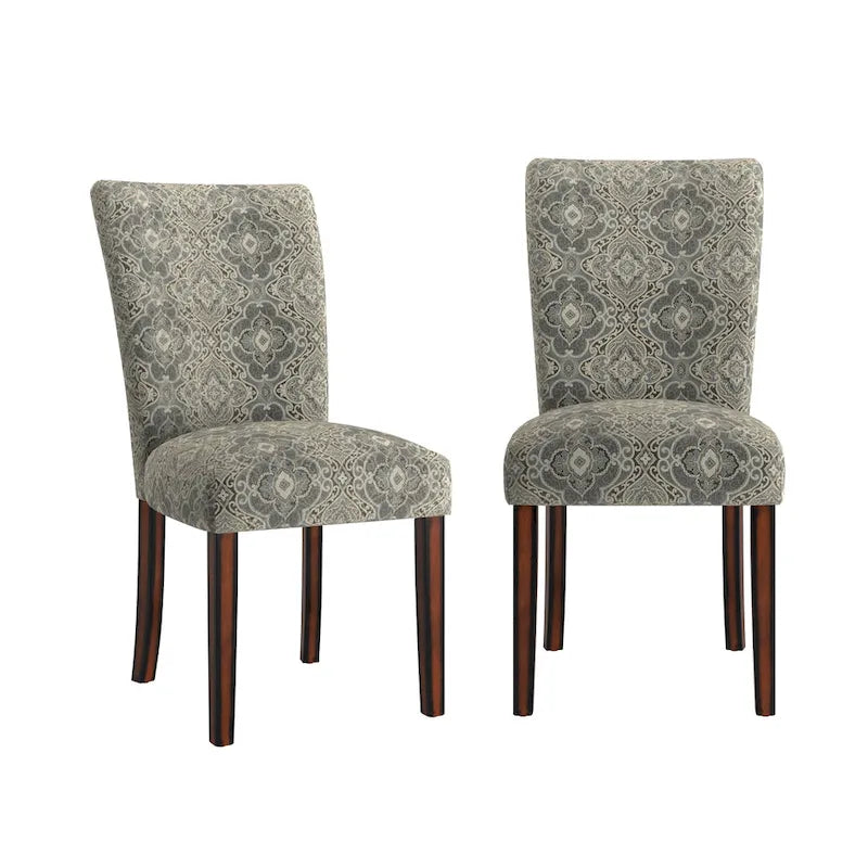 Chaises de salle à manger Dinant Print Parsons (Lot de 2)