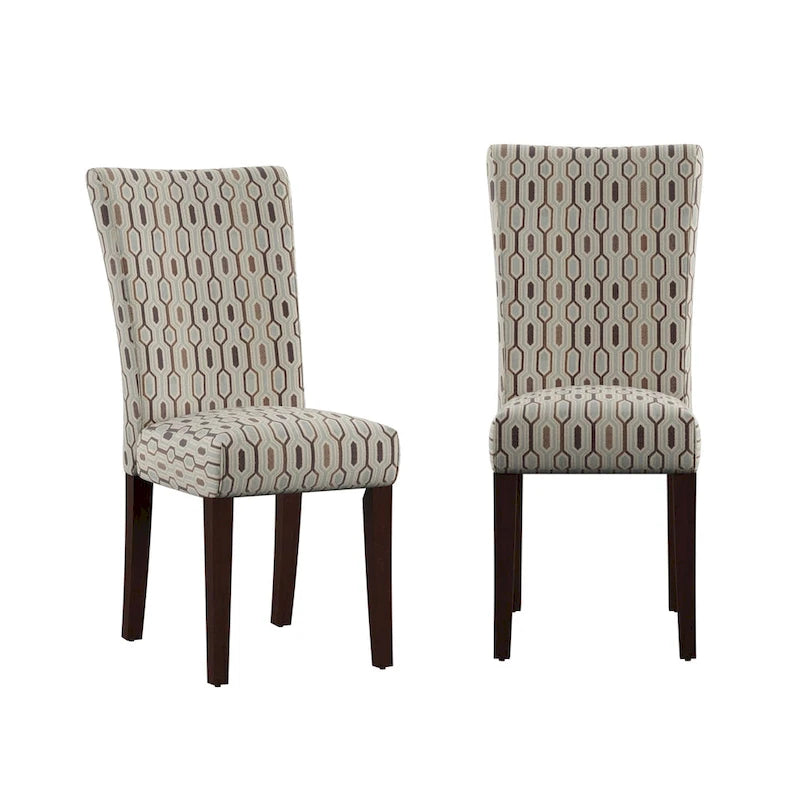 Chaises de salle à manger Dinant Print Parsons (Lot de 2)