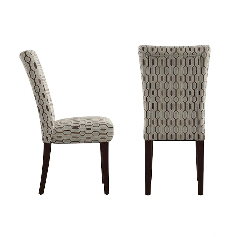 Chaises de salle à manger Dinant Print Parsons (Lot de 2)