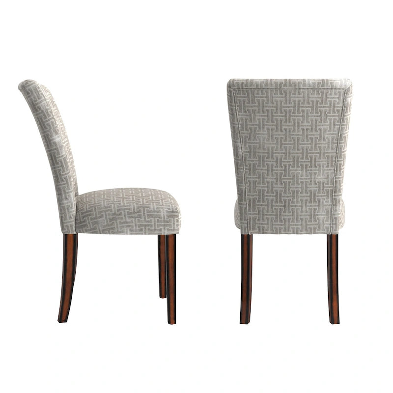 Chaises de salle à manger Dinant Print Parsons (Lot de 2)