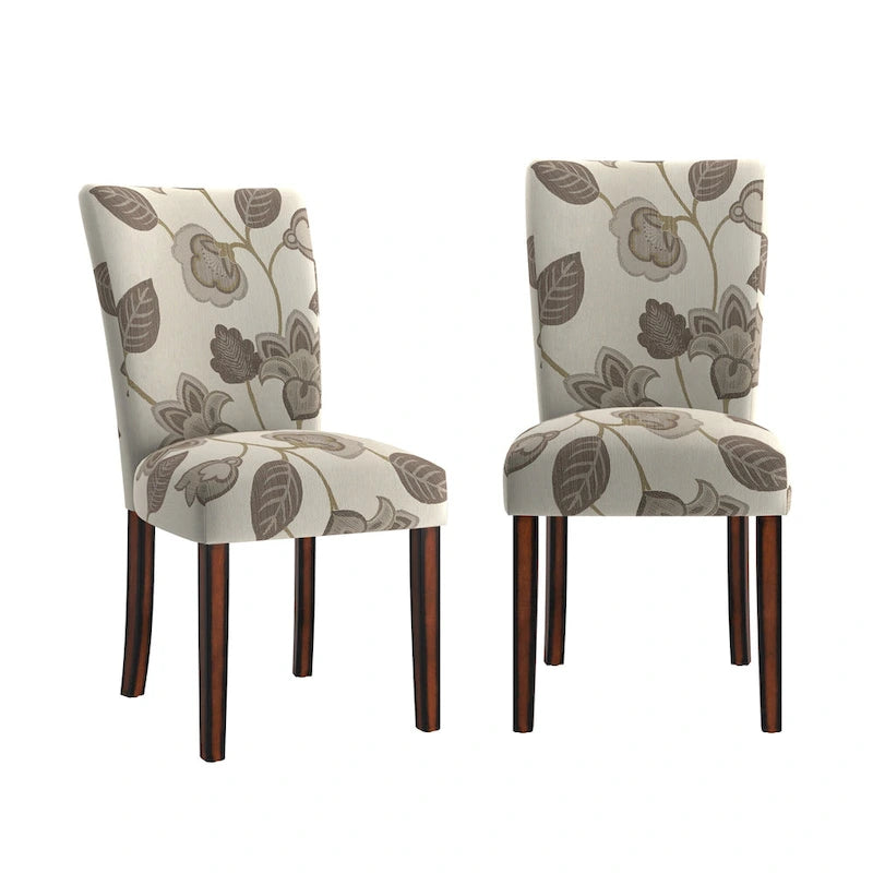 Chaises de salle à manger Dinant Print Parsons (Lot de 2)