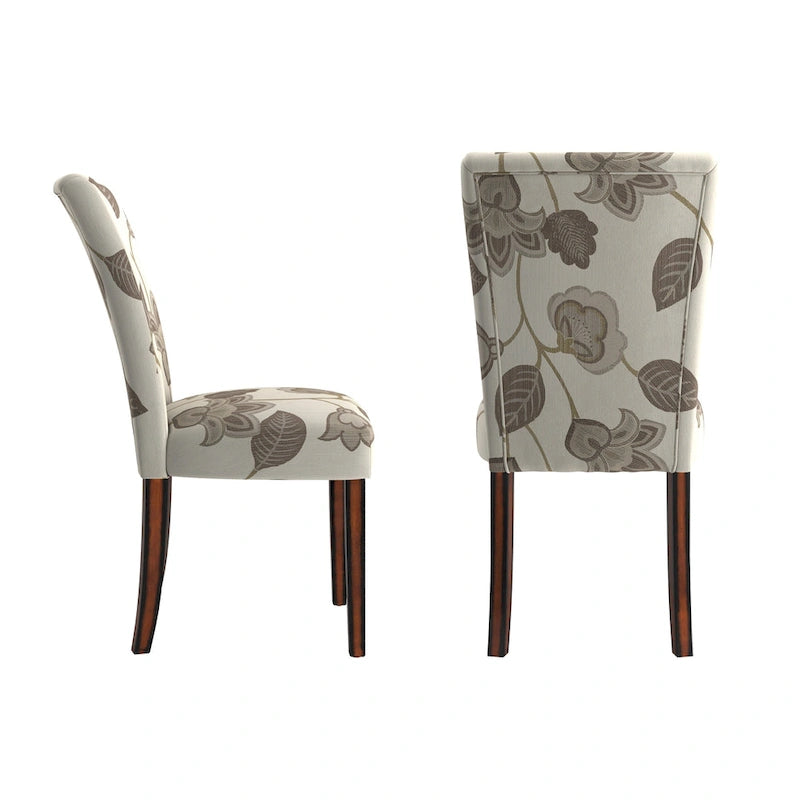 Chaises de salle à manger Dinant Print Parsons (Lot de 2)