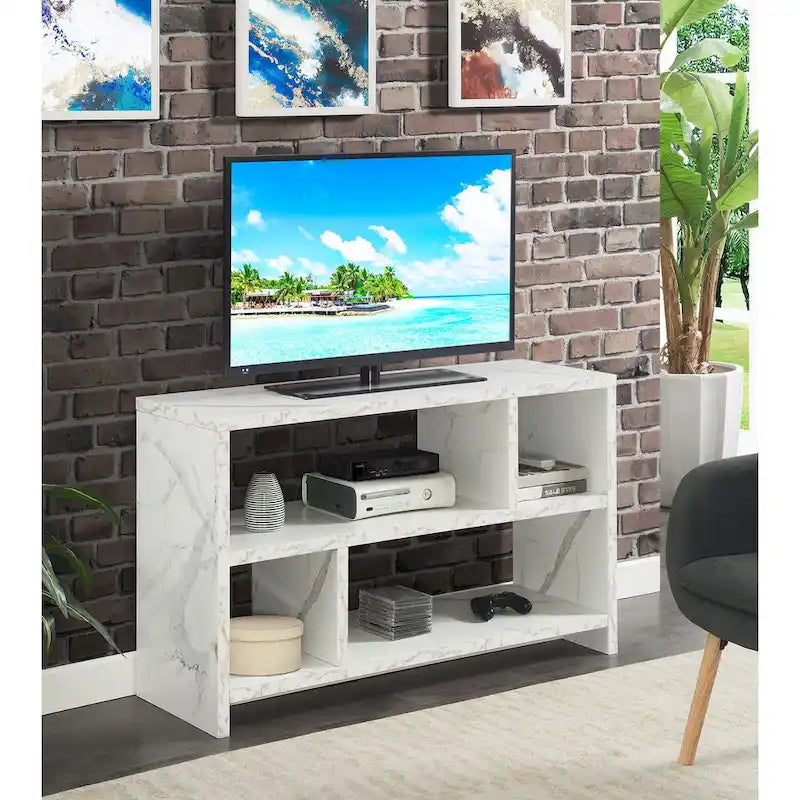 Meuble TV console avec étagères Northfield 55 po de Convenience Concepts