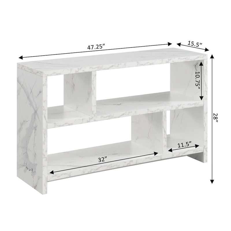 Meuble TV console avec étagères Northfield 55 po de Convenience Concepts
