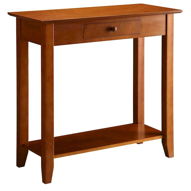 Convenience Concepts American Heritage Table d'entrée 1 tiroir avec étagère