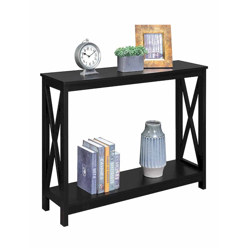 Console de salon avec étagère Oxford de Convenience Concepts