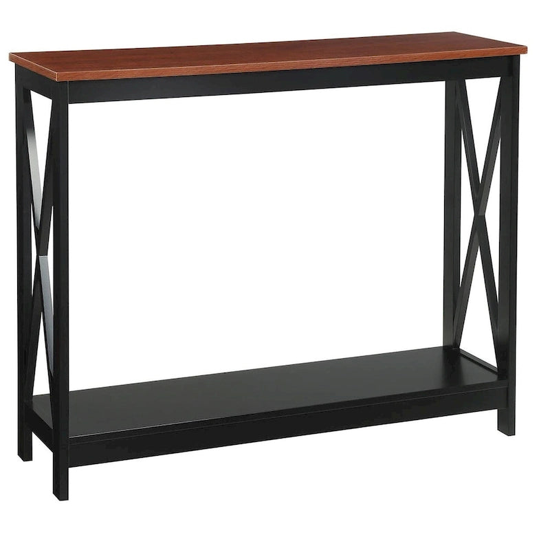 Console de salon avec étagère Oxford de Convenience Concepts