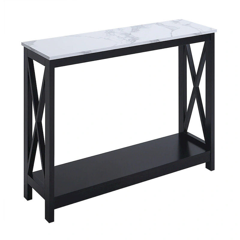 Console de salon avec étagère Oxford de Convenience Concepts