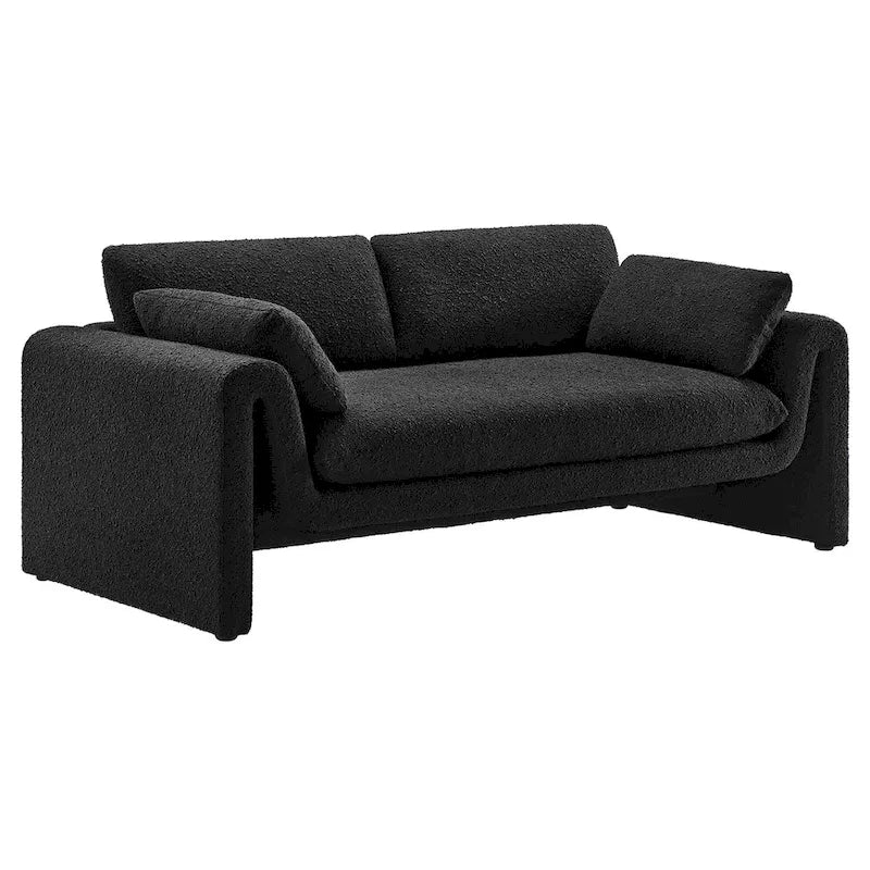 Canapé en tissu bouclé Waverly