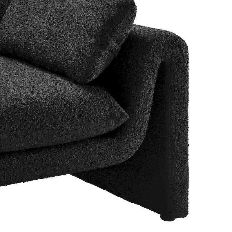 Canapé en tissu bouclé Waverly