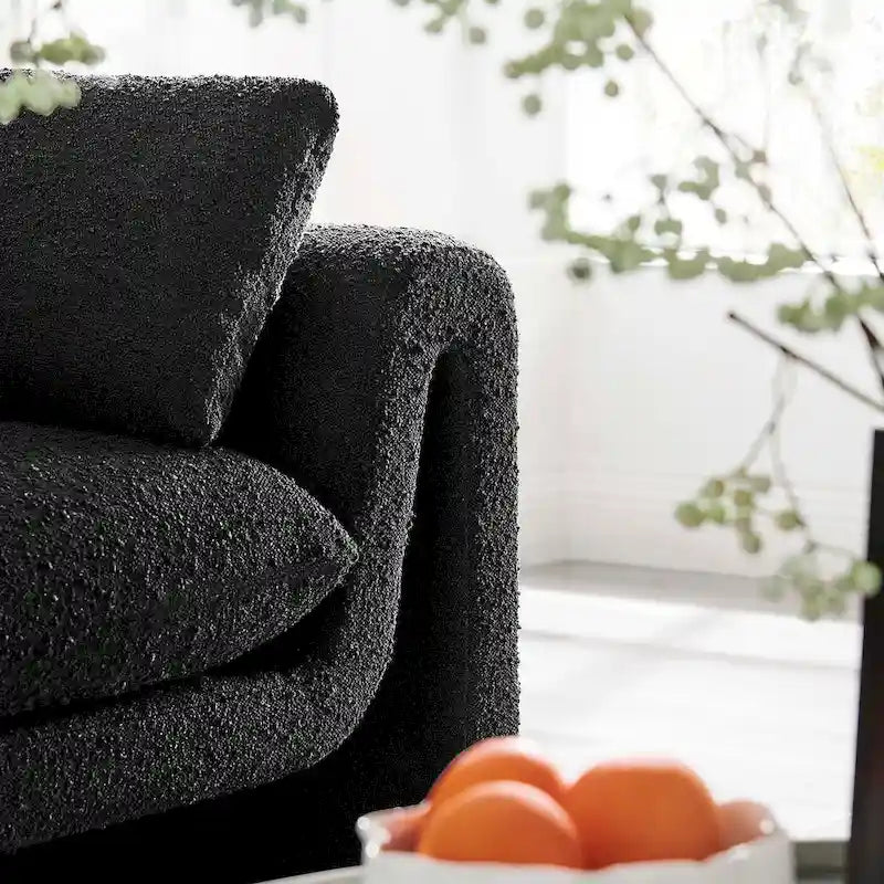 Canapé en tissu bouclé Waverly