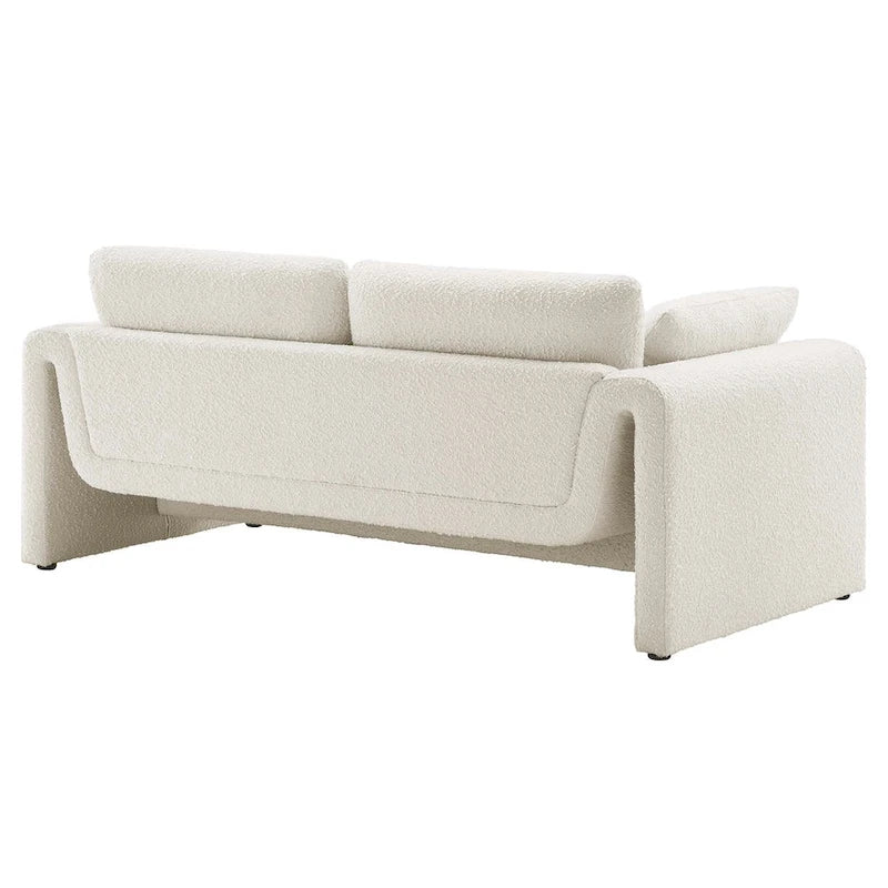 Canapé en tissu bouclé Waverly