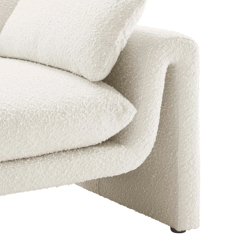 Canapé en tissu bouclé Waverly