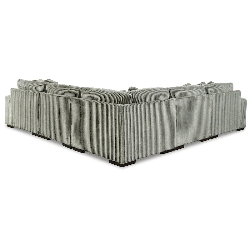 Signature Design by Ashley Lindyn - Sectionnel 5 places avec méridienne – 133 larg. x 133 prof. x 38 haut.