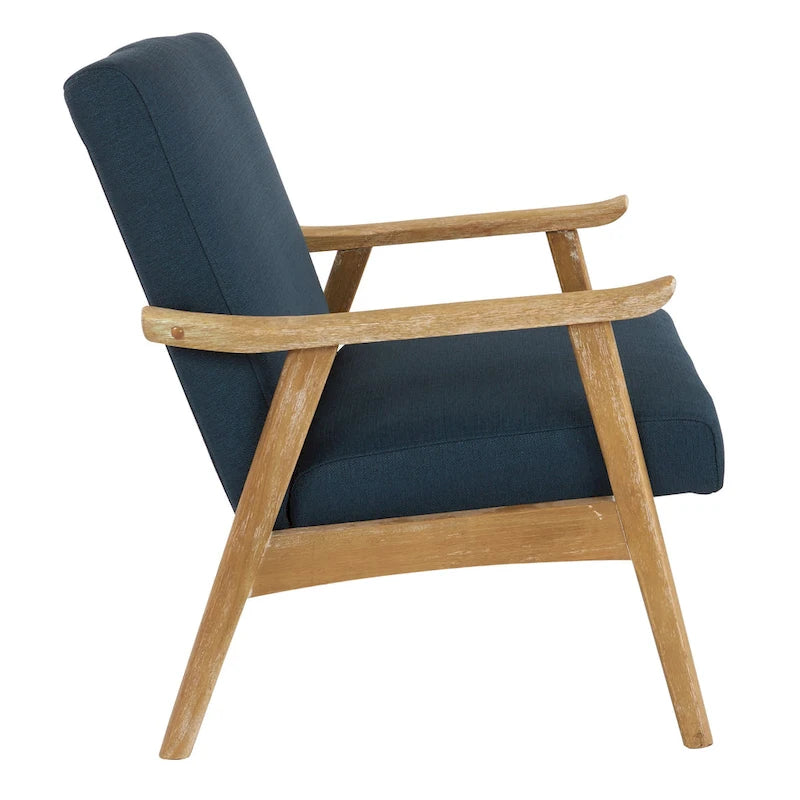Fauteuil rembourré Weldon Mid-Century