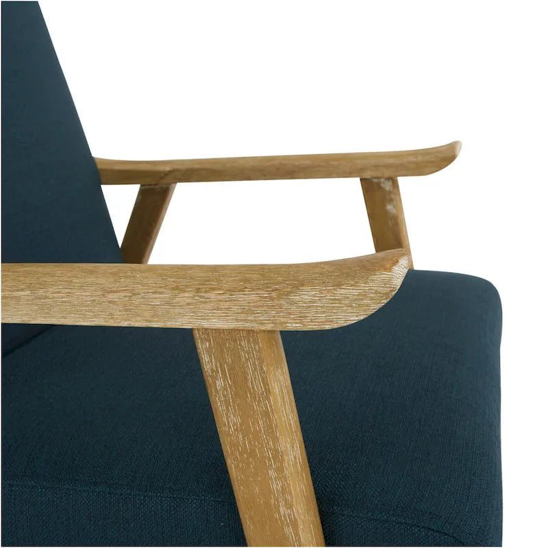 Fauteuil rembourré Weldon Mid-Century