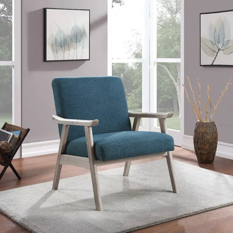 Fauteuil rembourré Weldon Mid-Century