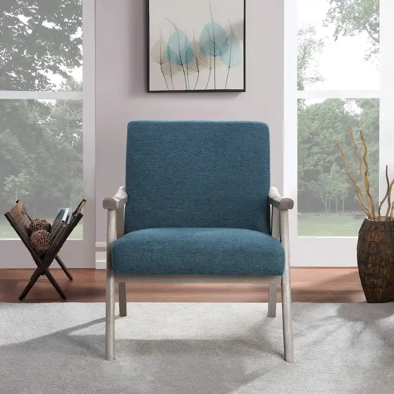 Fauteuil rembourré Weldon Mid-Century