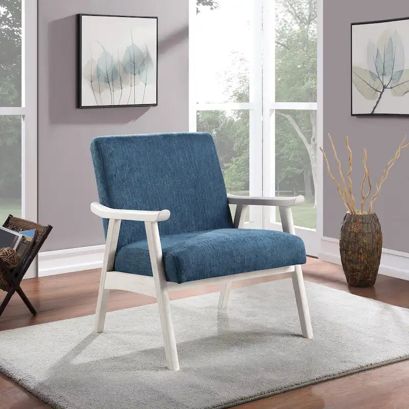 Fauteuil rembourré Weldon Mid-Century