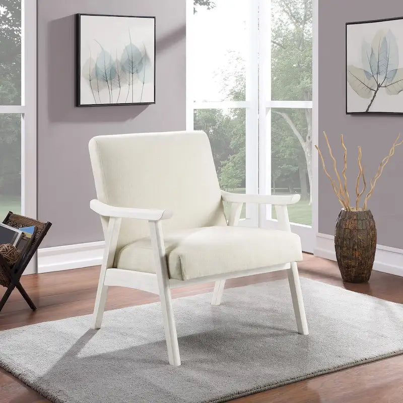 Fauteuil rembourré Weldon Mid-Century