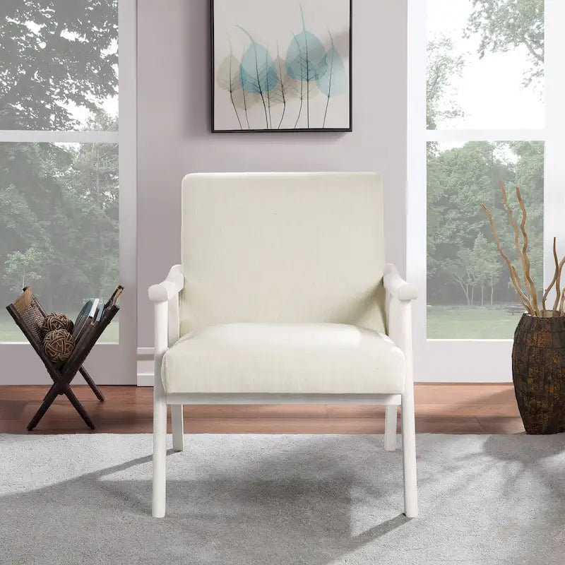 Fauteuil rembourré Weldon Mid-Century