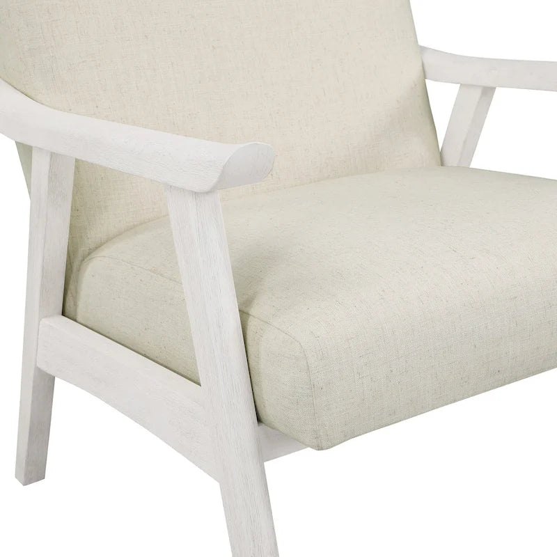 Fauteuil rembourré Weldon Mid-Century