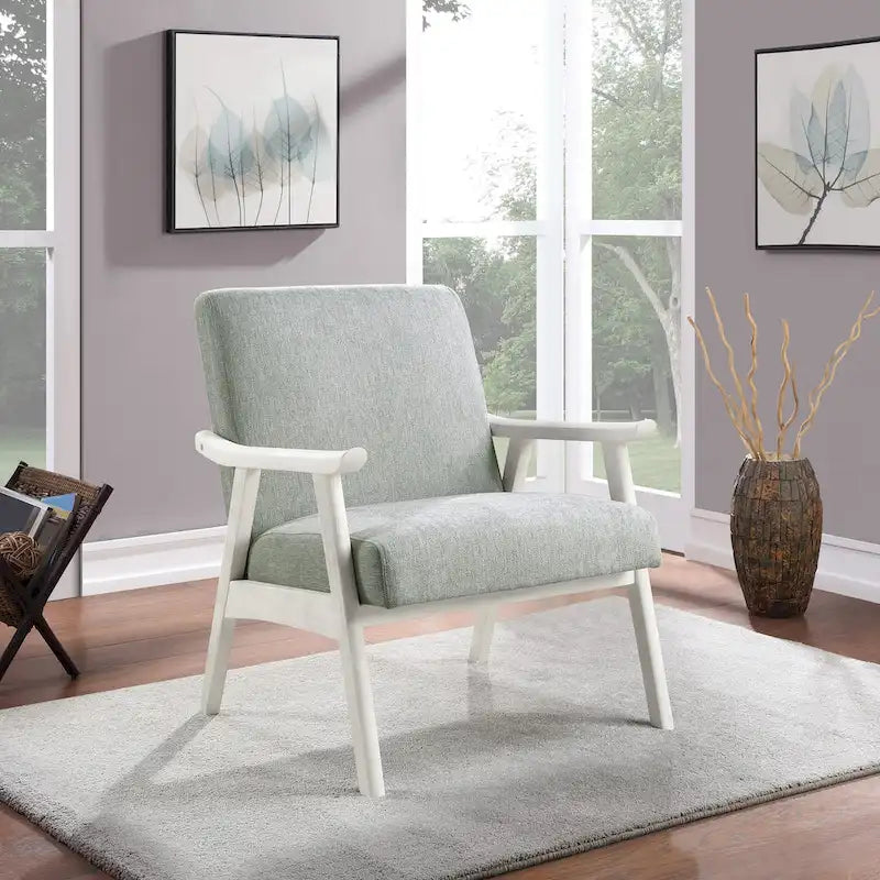 Fauteuil rembourré Weldon Mid-Century