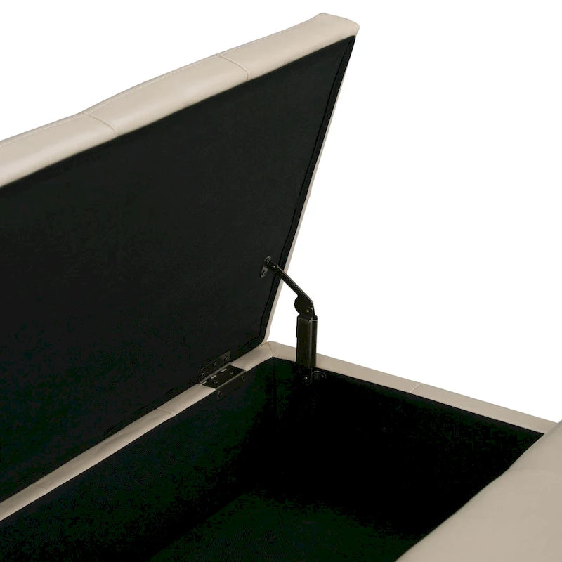 WYNDENHALL Lancaster Pouf de table carré contemporain de 36 po de large