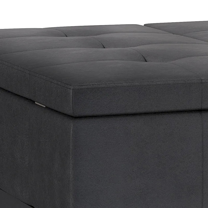 WYNDENHALL Lancaster Pouf de table carré contemporain de 36 po de large