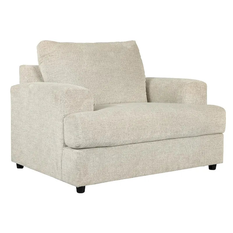 Fauteuil surdimensionné Soletren - Gris clair
