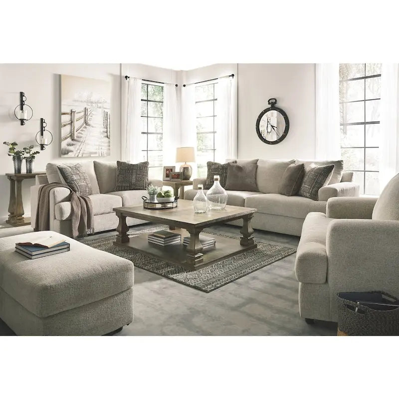 Fauteuil surdimensionné Soletren - Gris clair