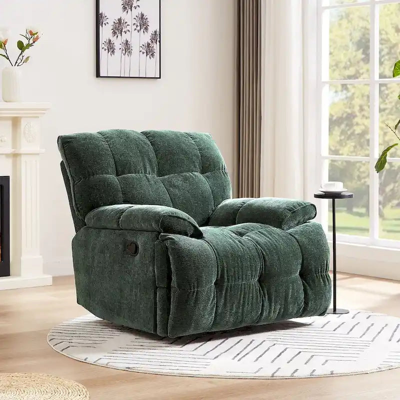 Fauteuil inclinable, pivotant à 360 degrés, moderne et fonctionnel, pour salon