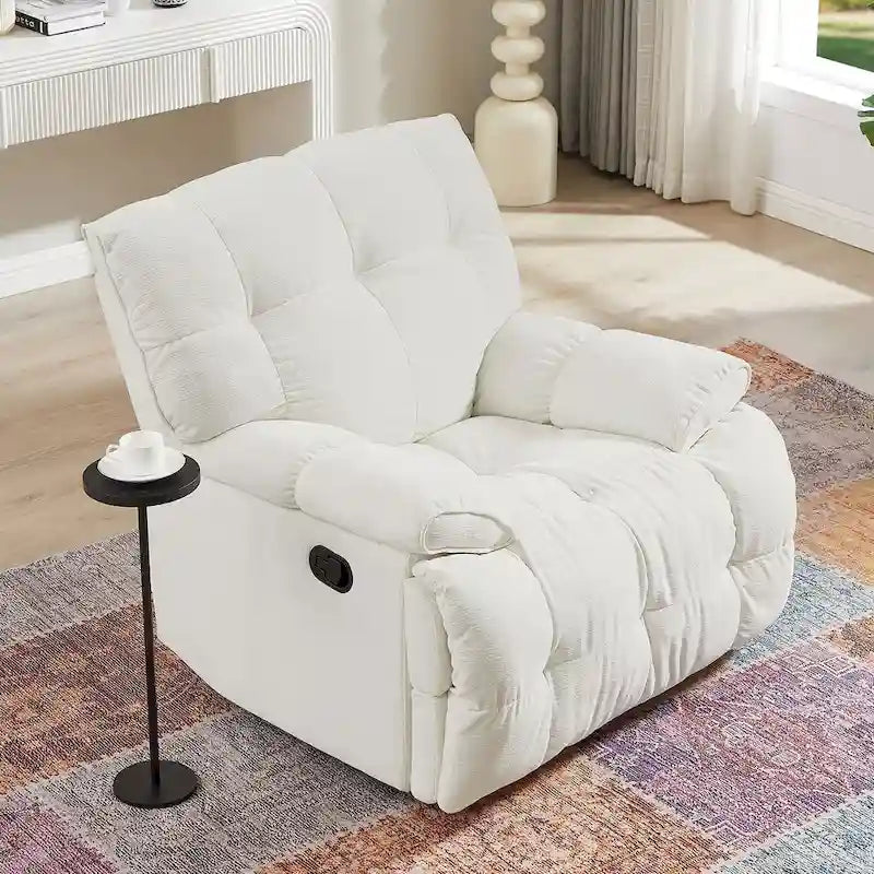 Fauteuil inclinable, pivotant à 360 degrés, moderne et fonctionnel, pour salon