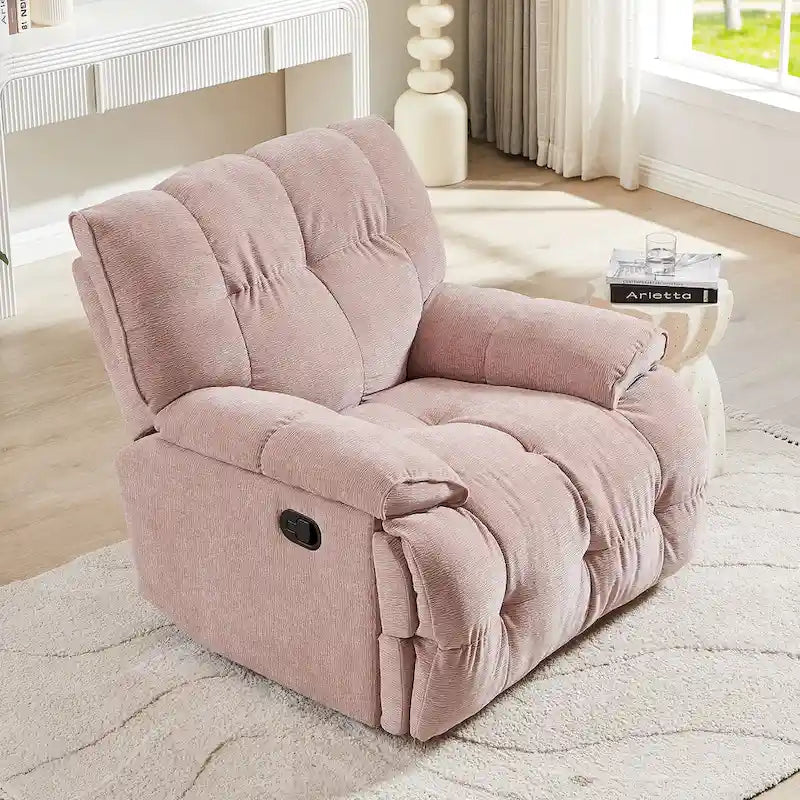 Fauteuil inclinable, pivotant à 360 degrés, moderne et fonctionnel, pour salon