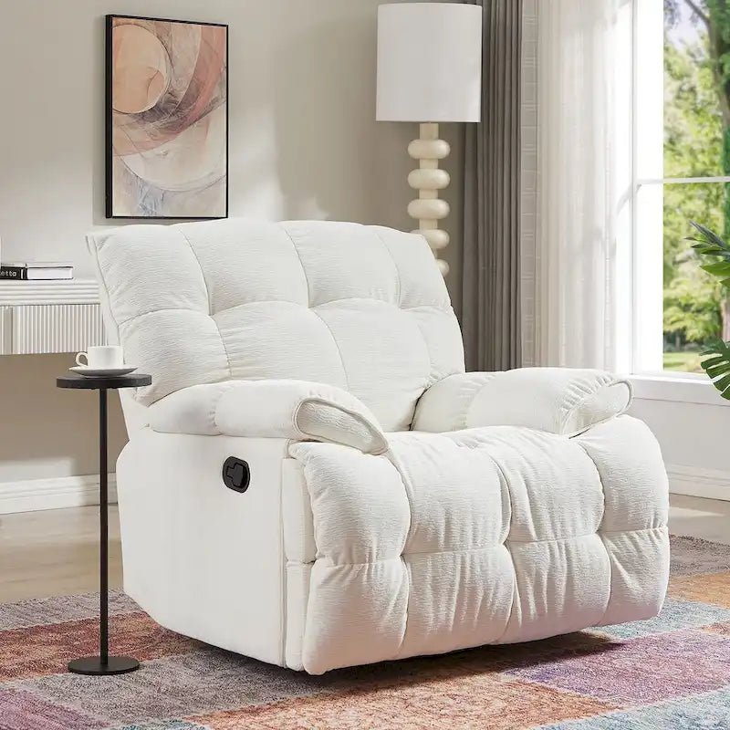Fauteuil inclinable, pivotant à 360 degrés, moderne et fonctionnel, pour salon