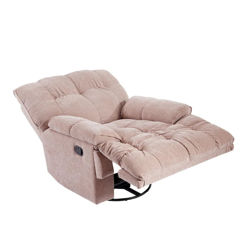 Fauteuil inclinable, pivotant à 360 degrés, moderne et fonctionnel, pour salon