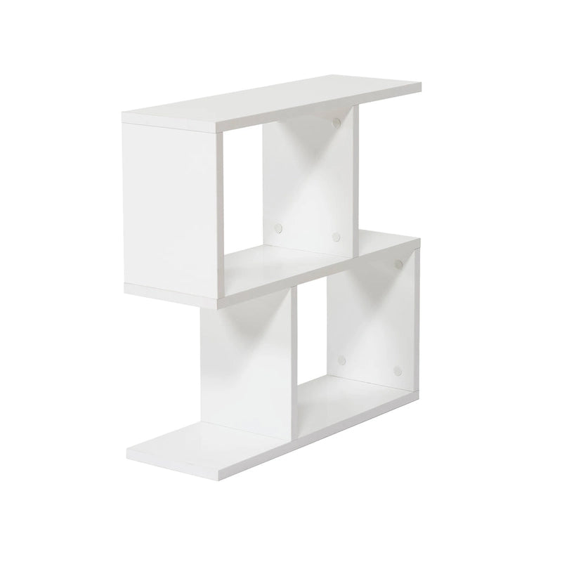 Table d'appoint rectangulaire Lon à 4 étagères, table d'appoint étroite de 58 cm pour salons