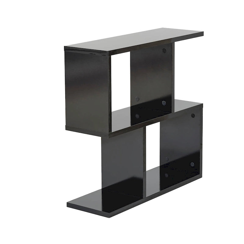 Table d'appoint rectangulaire Lon à 4 étagères, table d'appoint étroite de 58 cm pour salons
