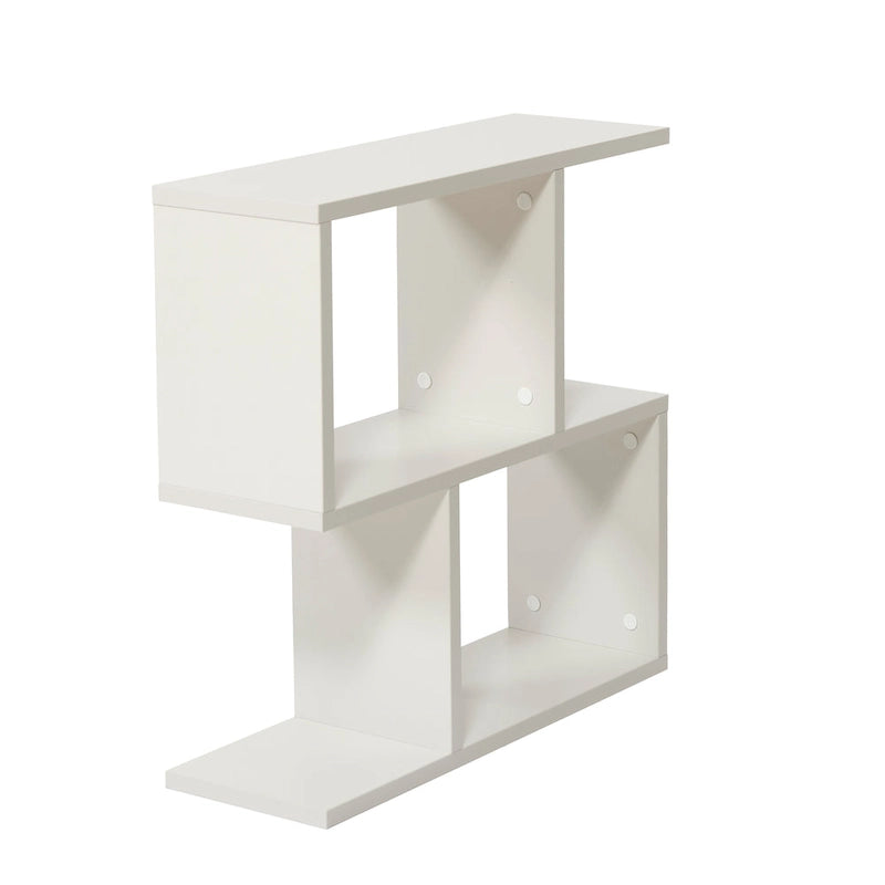 Table d'appoint rectangulaire Lon à 4 étagères, table d'appoint étroite de 58 cm pour salons