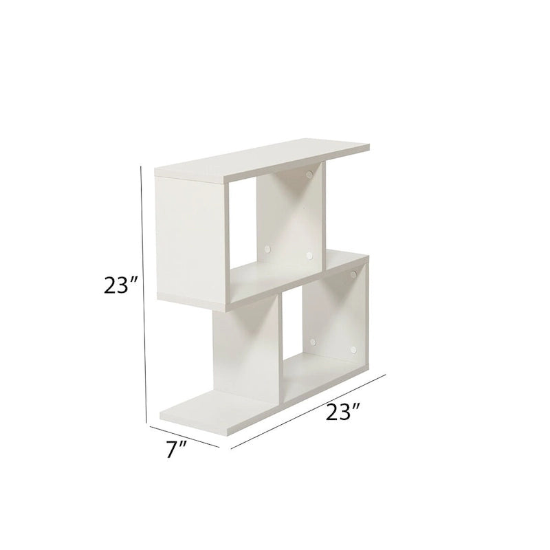 Table d'appoint rectangulaire Lon à 4 étagères, table d'appoint étroite de 58 cm pour salons