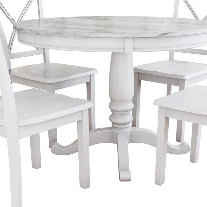 Ensemble table et chaises de salle à manger 5 pièces