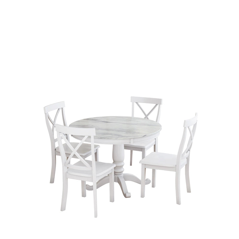 Ensemble table et chaises de salle à manger 5 pièces