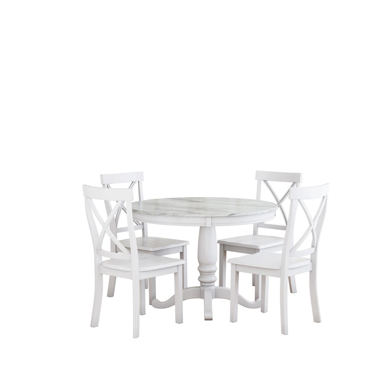 Ensemble table et chaises de salle à manger 5 pièces