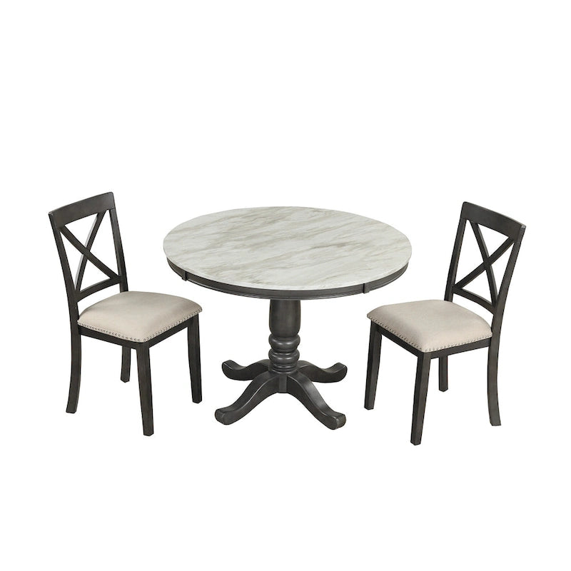 Ensemble table et chaises de salle à manger 5 pièces