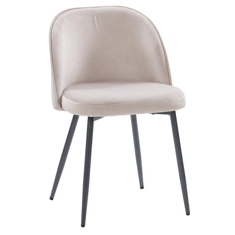 Chaise de salle à manger Ayla en velours